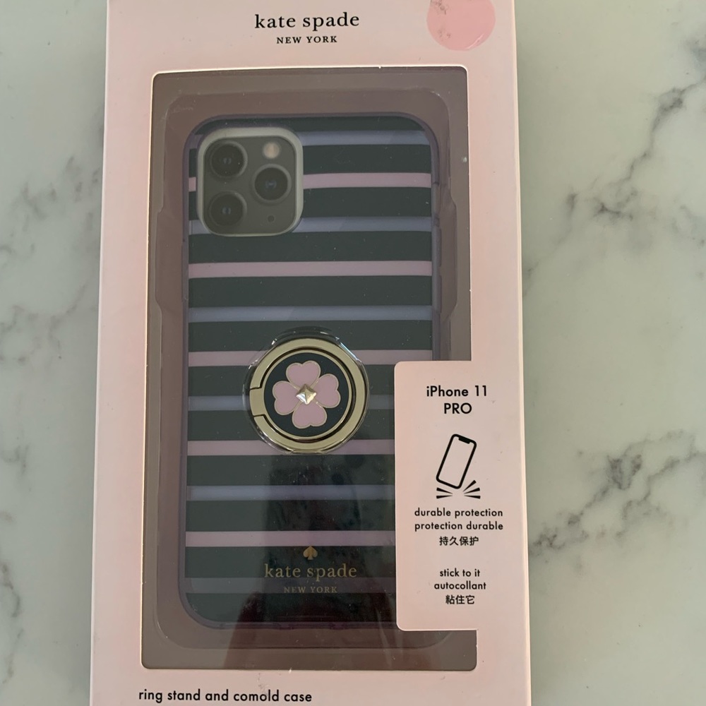 Kate Spade iPhone 11 Pro case cover with ring stand